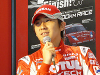 NISMOフェア…松田選手、スピンとパスタの関係 画像