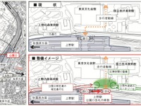 上野駅公園口を日暮里方向に移設へ…上野公園への直進が可能に 画像