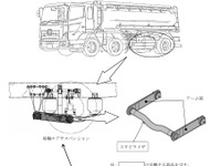 【リコール】日野 スーパードルフィン など、スタビライザアームの強度不足で物損事故 画像