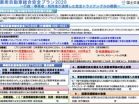 新しい事業用自動車総合安全プランを策定、2020年までに死者235人以下 画像