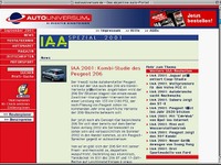 【フランクフルトショー2001出品車】プジョー『206』、ワゴン追加でまた売れる 画像