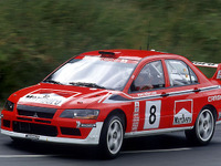 【フランクフルトショー2001出品車】三菱『ランエボWRカー』を出品 画像