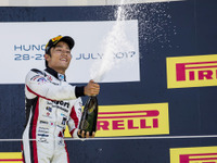 ホンダの育成選手、松下信治がFIA-F2ハンガリー戦で今季2勝目達成 画像