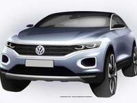 フォルクスワーゲンの新型SUV、T-Roc …スケッチ公開 画像