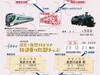 東武が日光・鬼怒川エリアのフリー切符を発売…同時発売の硬券入場券も収納可能 画像