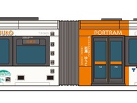 富山ライトレールに「鉄道むすめ」のラッピング…キャラクターは「岩瀬ゆうこ」　8月10日から 画像