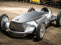 【ペブルビーチ2017】1940年代のレーサーをEVで再現したら…インフィニティ プロトタイプ9 画像