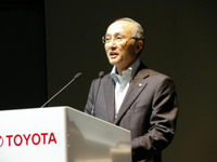 【トヨタ ヴァンガード 発表】渡辺社長、国内販売に弾み 画像
