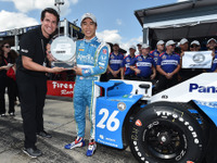 【INDYCAR 第14戦】佐藤琢磨、今季2度目のポールポジション獲得…狙うはインディ500以来の勝利 画像