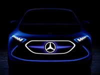 【フランクフルトモーターショー2017】メルセデス、「コンセプト EQ A 」画像公開…EQブランドの小型EV 画像
