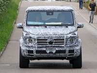 メルセデス Gクラス 最強モデル「AMG G63」、次期型ディティールが見えてきた 画像