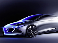 【フランクフルトモーターショー2017】出展予定のメルセデス EQ A、スケッチを公開…EV版 Aクラス？ 画像