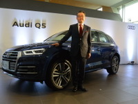 【アウディ Q5 新型】斎藤社長「SUVラインアップの主軸」…年販3000台目指す 画像