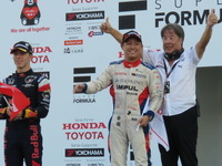 【スーパーフォーミュラ 第6戦】関口雄飛が2年連続でSUGO戦制覇、今季2勝目…ガスリー3連勝ならずも2位 画像