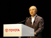 【フランクフルトモーターショー07】渡辺トヨタ社長「環境一色に激変」 画像