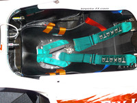 【トヨタF1】東京渋谷でタイヤ交換 画像