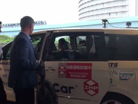 ZMP、自動運転車で送迎走行試験…お台場～日本科学未来［動画］ 画像