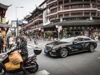 メルセデスの自動運転車世界ツアー、上海でテスト開始…中国独自の交通状況に対応 画像