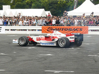 モータースポーツジャパン07フェス…トヨタF1デモ走行 画像