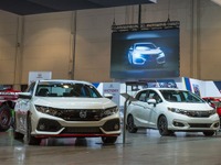 【SEMA 2017】ホンダ シビック 新型と フィット に「HFP」…純正パフォーマンスキット 画像