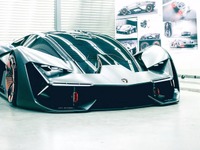 ランボルギーニ、テルツォ・ミッレニオ 公開…MITとコラボ、電動スーパーカー提案 画像
