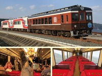 乗るだけで温まる「赤」…三陸鉄道の「こたつ列車」が「養命酒」とコラボ 画像