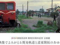 甦る開拓期の鉄道…NHK釧路が簡易軌道のアーカイブ映像を公開　2018年1-2月 画像
