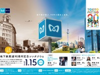 地下鉄が開く未来…東京メトロが地下鉄開通90周年を記念したシンポジウム　1月15日 画像