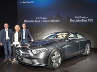メルセデス CLS 新型は部分自動運転技術を搭載【ロサンゼルスモーターショー2017】 画像