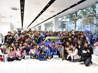 神奈川スバルでモータースポーツファンミーティング…SUPER GT 井口選手と山内選手 画像