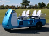 光岡、4人乗り三輪EV『ライク-P3』を大阪モーターショー2017で初公開へ 画像