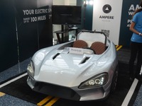 三輪EVスポーツカー公開、価格は9900ドル…アンペア1【ロサンゼルスモーターショー2017】 画像