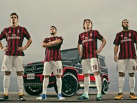 ACミラン×ガンバ大阪×高橋陽一、大阪の街を駆け抜ける！…実写とアニメの合成 画像