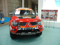 【福祉機器展07】三菱自動車、ハンドドライブのラリーカーを展示 画像