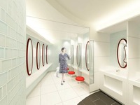 授乳室やIoT活用の空室表示も…小田急電鉄、新宿駅トイレを全面リニューアル 画像