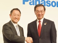 トヨタ社長「電動化シナリオが可能に」…パナソニックとの車載用角形電池協業で 画像
