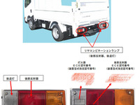 日産 アトラス など、テールゲートリフタ装着車7車種をリコール…リフレクターが保安基準に不適合 画像