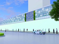 西武鉄道、東村山駅の防風壁デザイン案を決定…高架化工事が進行中 画像
