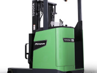 豊田自動織機、新型リーチタイプ電動フォークリフトなど発売 画像