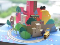 紙に電気を流して紙の電車を走らせる…東京メトロと東京芸大「かみてつ」イベント　2018年1月20日 画像
