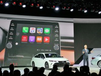 トヨタの最上級セダン、アバロン 新型はCarPlay対応…デトロイトモーターショー2018で発表 画像