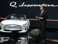 インフィニティ Q インスピレーション、最新プロパイロット搭載…デトロイトモーターショー2018で発表 画像