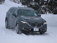 【マツダ CX-3・CX-8 雪上試乗】i-ACTIV AWDの威力で雪道の操縦性も抜群…齋藤聡 画像