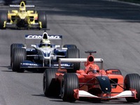 シューマッハ、アメリカ入りは厳戒体制 画像