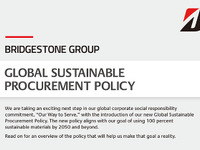 ブリヂストン、新たな調達ポリシーを策定…持続可能な調達を推進 画像