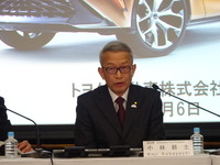 トヨタ 小林副社長「為替等除くと営業減益なのでバツ」…通期純利益は過去最高に上方修正 画像