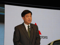 【東京モーターショー07】三菱 i MiEV 益子社長「投入前倒しが可能」 画像