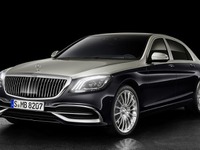 メルセデスマイバッハ Sクラス 改良新型、表情一新…ジュネーブモーターショー2018で発表へ 画像