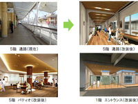 海ほたるPA、リニューアル工事開始…1Fエントランスと5F店舗を全面改装 2月27日より 画像