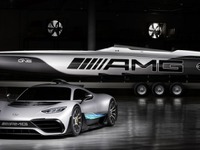 3100hp、メルセデスAMG プロジェクトワン仕様のパワーボート発表 画像